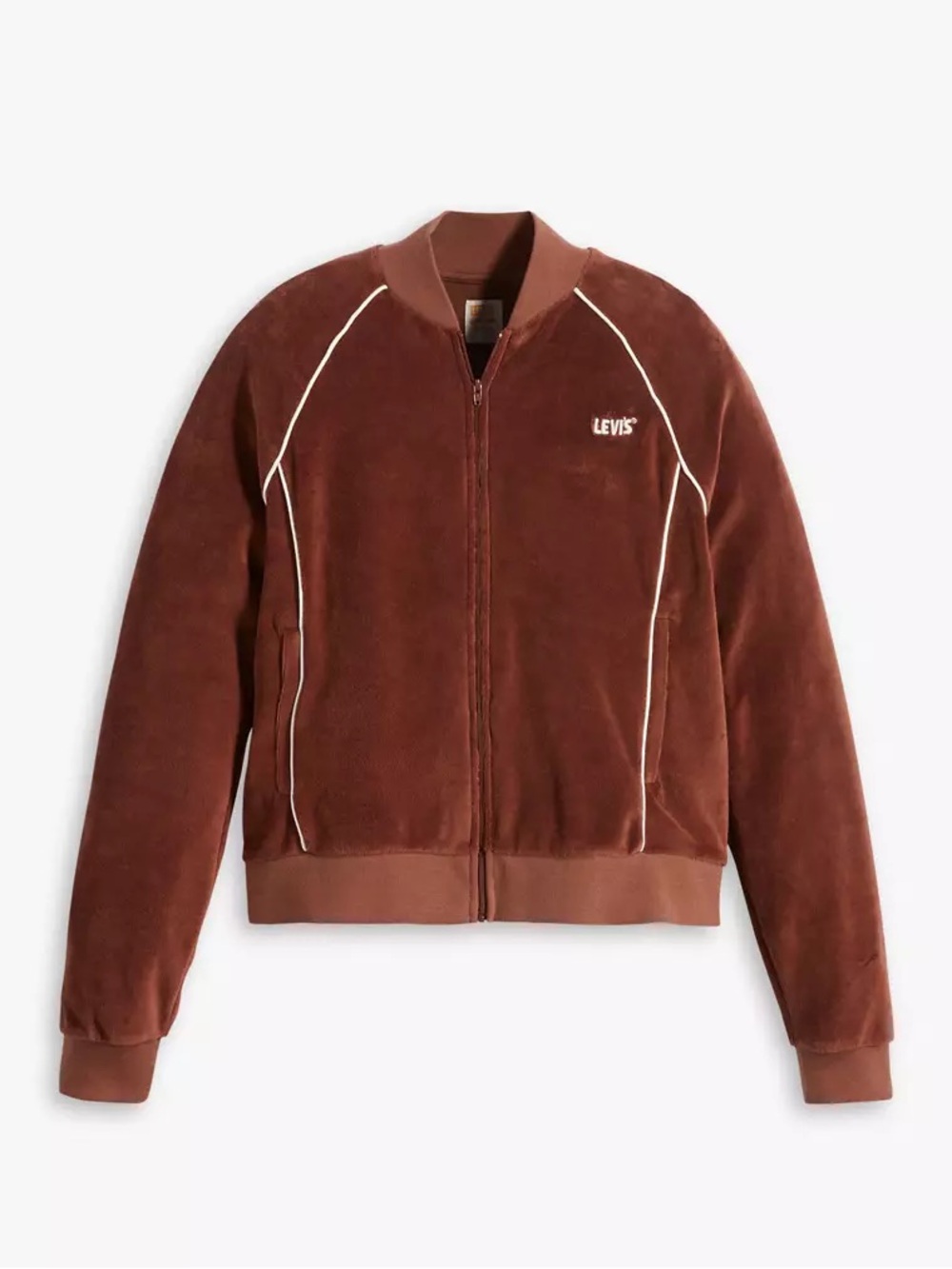 Levi's Gold Tab Ivy League Zip Up Sweatshirt Womens Size Small